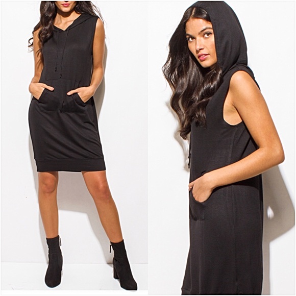 💥SALE Lounging Tunic Dress Hoodie Coverup SML - Picture 2 of 8